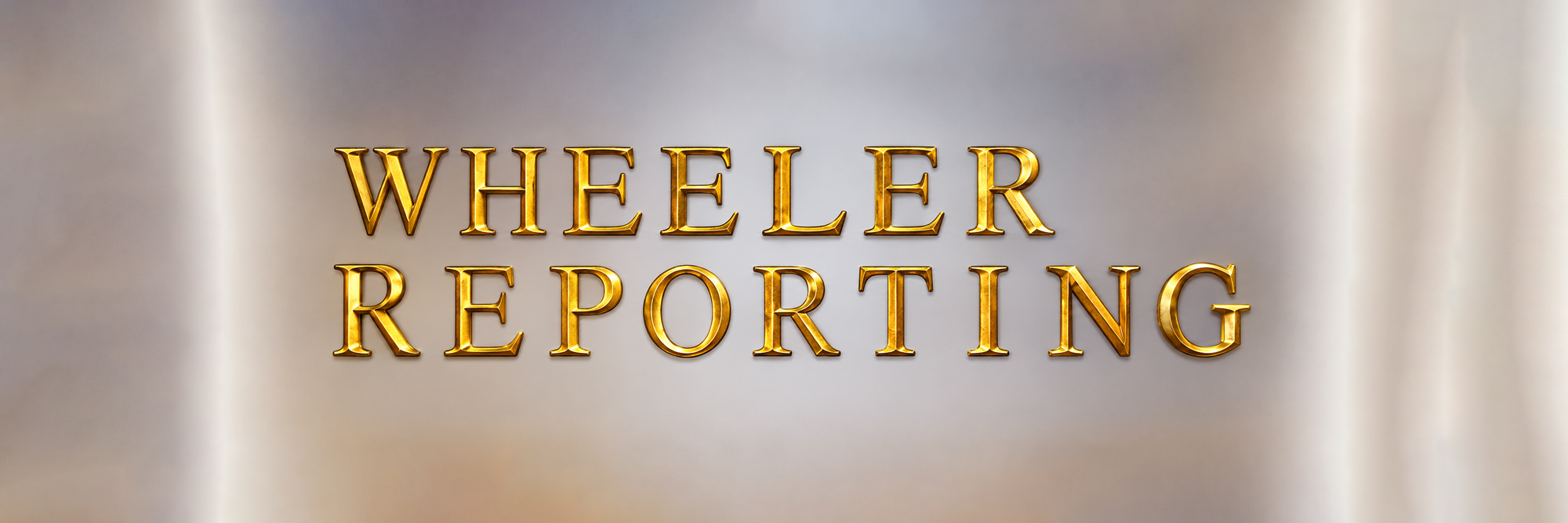 Wheeler Reporting gold emblem